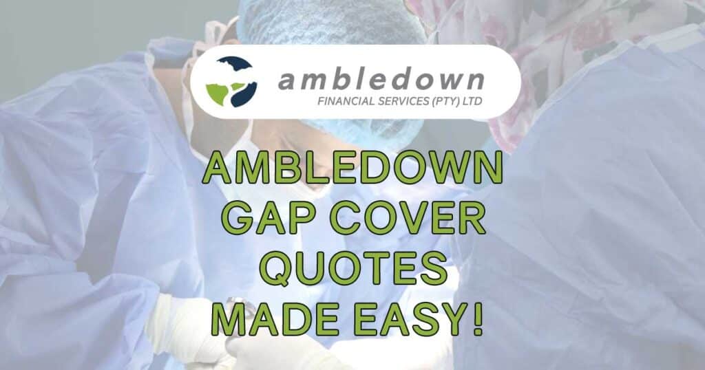 Ambledown Gap Cover 2023 From As Little As R 263 PM